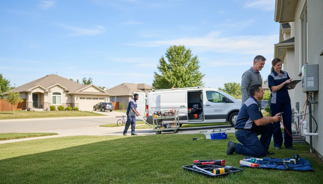 Tankless water heater service in Morris, IL
